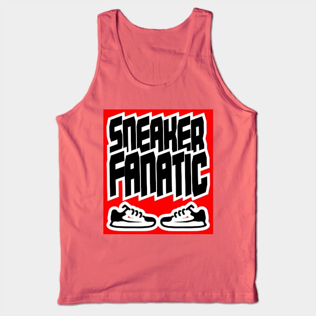 Sneaker Fanatic red sneakers Sport gift shirt. Tank Top by KAOZ